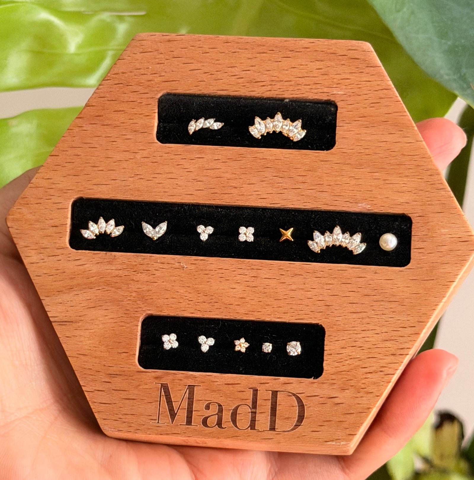 MadD Jewelry branded piercing jewelry display set