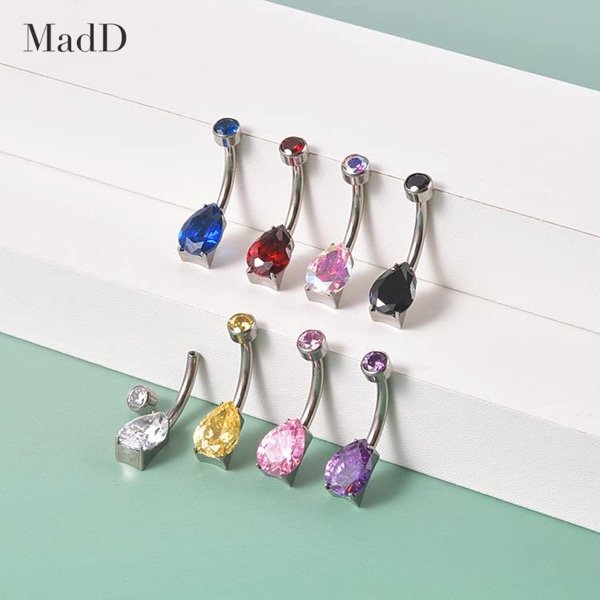 G23 teardrop belly ring detail 2