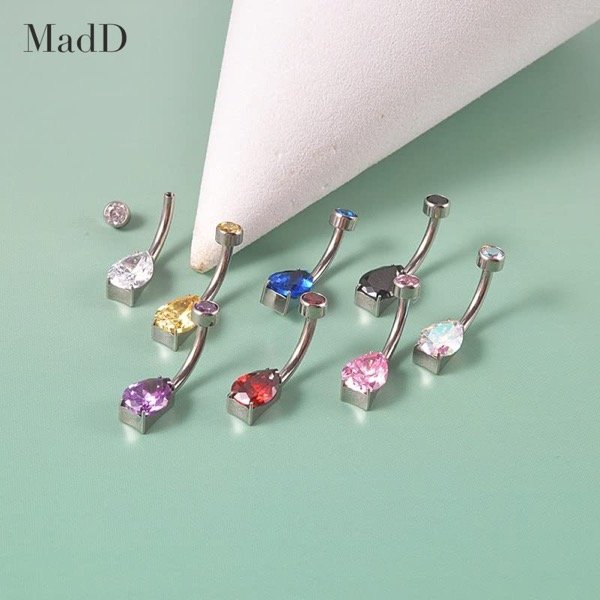 G23 teardrop belly ring detail 3
