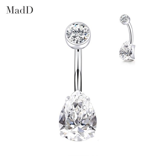 G23 teardrop belly ring detail 6